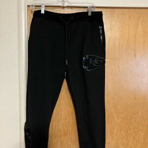 Mens Black Kansas City Chiefs Sweats